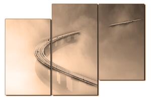 Obraz na plátně - Most v mlze 1275FD (150x100 cm)