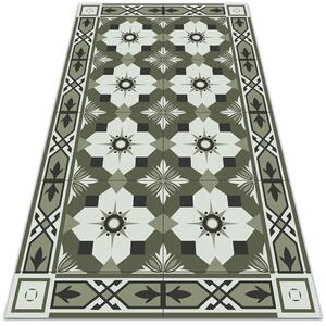 Vinylový koberec Kachlová geometrický vzor