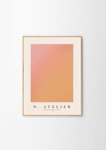 Poster & Frame Plakát Warm Gradient 002 by N.Atelier 30x40 cm