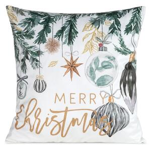 VÁNOČNÍ DEKORAČNÍ POVLAK NA POLŠTÁŘ SILENT NIGHT1 45X45 CM VZOROVANÝ