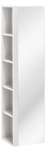 CMD Koupelnová skříňka vysoká Twist White 138 cm - bílá
