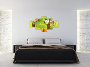 Obraz - Opičáci (125x70 cm)