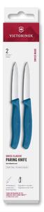 Victorinox - Sada kuchyňských nožů na zeleninu SWISS CLASSIC 8 cm 2 ks modrá