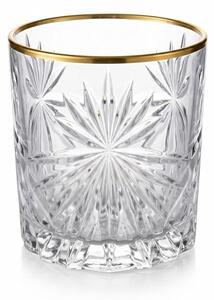 BOHEMIA PRESTIGE FIORE GOLD SKLENICE NA WHISKY 320 ML SADA 6 KS