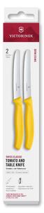 Victorinox - Sada kuchyňských nožů na zeleninu SWISS CLASSIC 11 cm 2 ks žlutá