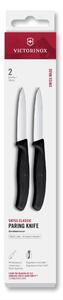 Victorinox - Sada kuchyňských nožů na zeleninu SWISS CLASSIC 8 cm 2 ks černá
