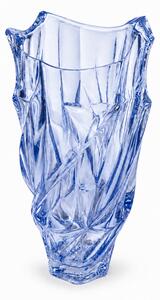 KŘIŠŤÁLOVÁ VÁZA BOHEMIA FLAMENCO BLUE TOUCH 300 MM