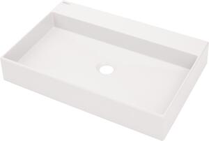 Deante Correo umyvadlo 60x40 cm obdélníkový na pult bílá CQR_AU6S