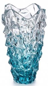 KŘIŠŤÁLOVÁ VÁZA PRESTIGE CLIFF ICE BLUE 300 MM