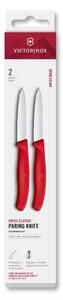 Victorinox - Sada kuchyňských nožů na zeleninu SWISS CLASSIC 8 cm 2 ks červená