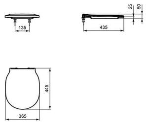 Ideal Standard Connect Air WC sedátko E036701