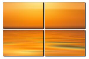 Obraz na plátně - Klidné moře při západu slunce 1280E (150x100 cm)
