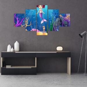 Obraz - Vodní víla (125x70 cm)