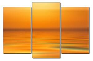 Obraz na plátně - Klidné moře při západu slunce 1280C (150x100 cm)