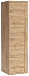 NATURAL | šatní skříň N2 s policí a šatní tyčí | 57 cm | dub ribbeck