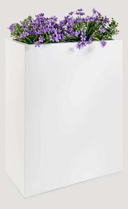 Interiérový květináč ELEMENTO, materiál MDF, šířka 60 cm, bílý