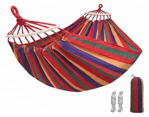 Houpací síť ZENVIO COMFORT 200x80 cm, červená + taška zdarma