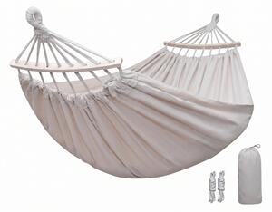 Houpací síť ZENVIO COMFORT 200x80 cm, bílá + taška zdarma