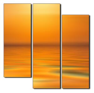 Obraz na plátně - Klidné moře při západu slunce - čtverec 3280D (75x75 cm)