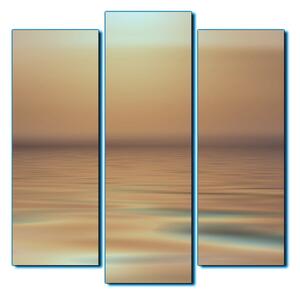 Obraz na plátně - Klidné moře při západu slunce - čtverec 3280FC (75x75 cm)