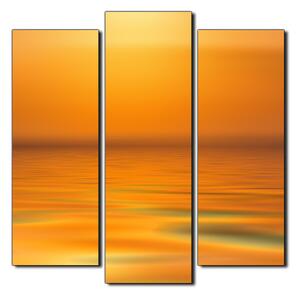 Obraz na plátně - Klidné moře při západu slunce - čtverec 3280C (75x75 cm)