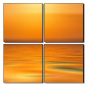 Obraz na plátně - Klidné moře při západu slunce - čtverec 3280E (60x60 cm)