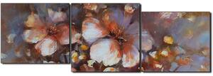 Obraz na plátně - Květ mandlí, reprodukce ruční malby - panoráma 5273E (150x50 cm)
