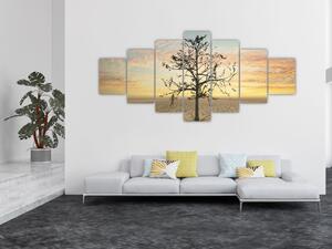 Obraz - Strom na poušti (210x100 cm)