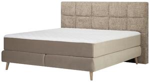 POSTEL BOXSPRING, 180/200 cm, textil, světle růžová, béžová Carryhome - Postele boxspring