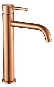 REA-B1114 - Umyvadlová baterie LUNGO 28 cm kartáčovaná měď