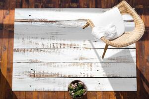 Zahradní koberec krásný vzor Rustikální dřevo