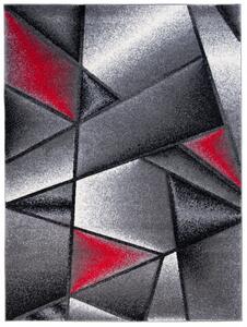 Makro Abra Kusový koberec SUMATRA J374C šedý červený Rozměr: 80x150 cm