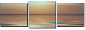 Obraz na plátně - Klidné moře při západu slunce - panoráma 5280FD (150x50 cm)