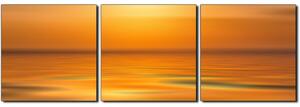 Obraz na plátně - Klidné moře při západu slunce - panoráma 5280B (150x50 cm)
