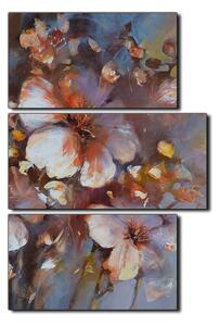 Obraz na plátně - Květ mandlí, reprodukce ruční malby - obdélník 7273D (120x80 cm)