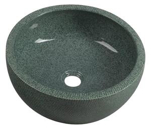 Sapho - Umyvadlo na desku PRIORI pr. 42 cm keramika/zelená