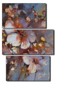 Obraz na plátně - Květ mandlí, reprodukce ruční malby - obdélník 7273C (90x60 cm)