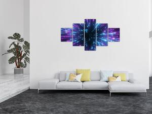Obraz - Neonový prostor (125x70 cm)