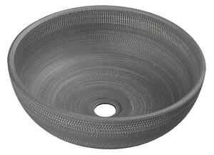 Sapho - Umyvadlo na desku PRIORI pr. 41 cm keramika/šedá