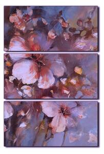 Obraz na plátně - Květ mandlí, reprodukce ruční malby - obdélník 7273FB (120x80 cm)