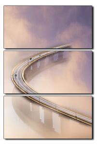 Obraz na plátně - Most v mlze - obdélník 7275B (120x80 cm)