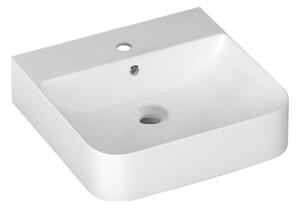 Isvea - Umyvadlo na desku/závěsné SOTT AQUA 50x50 cm keramika/bílá
