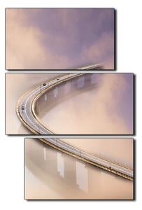 Obraz na plátně - Most v mlze - obdélník 7275D (90x60 cm)