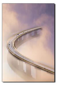Obraz na plátně - Most v mlze - obdélník 7275A (100x70 cm)