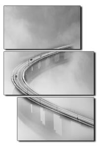 Obraz na plátně - Most v mlze - obdélník 7275QD (90x60 cm)