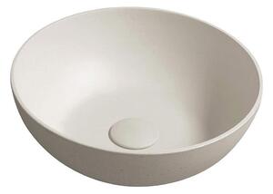 Sapho - Umyvadlo na desku FORMIGO pr. 39 cm beton/písková