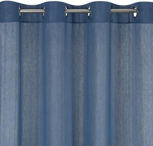 Krásná interiérová záclona v modré barvě 140 x 250 cm