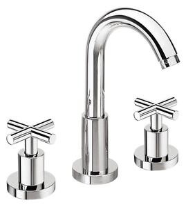 Sapho - Umyvadlová baterie 3-otvorová AXIA RETRO 23,8 cm lesklý chrom