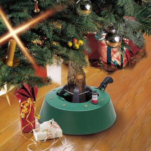 FHS International Krini Comfort XL Stojan na vánoční stromek na vodu s pedálem plastový 34 x 34 cm zelený
