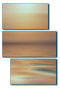 Obraz na plátně - Klidné moře při západu slunce - obdélník 7280FD (90x60 cm)
